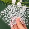 New Nail Stickers 5D Three-dimensional Embossed Hollow Lines Lace Butterfly Flowers Adhesive Backed Nail Decorative Stickers