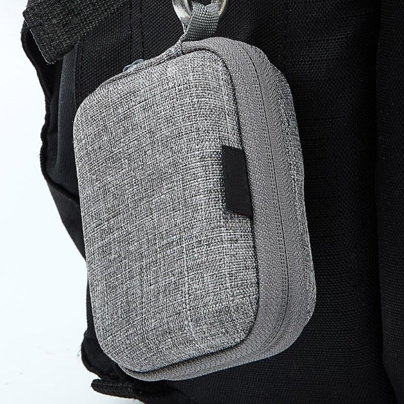 Compact Lightweight Protective Case For Action Camera Water Resistant Shell With Interior Padding And Zippered Closure