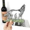 Forest Wolf Resin Molds Wall Art Pendant Silicone Mold Epoxy Casting for Home
