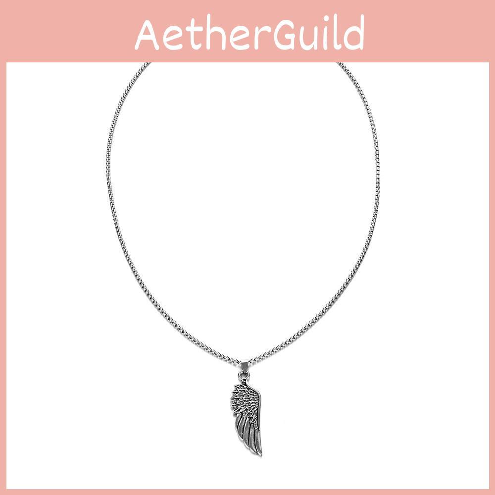 Trendy Men's Feather Pendant Necklace Crafted From Durable Alloy Unique Gift Idea