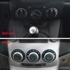 3pcs A/C Switch Knob Heater Climate Control Button Trim Fit for Mazda 2 Demio 2007 2008 2009 2010 2011 2012 2013 2014