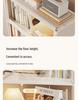 Children's Large Capacity Transparent Floor-standing Bookshelf & Storage Cabinet
