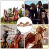 4 Stück Professionelles Cello-Saiten-Wirbelset Holz Cello-Wirbel Ersatz Cello-Wirbel Set Cello-Zubehör