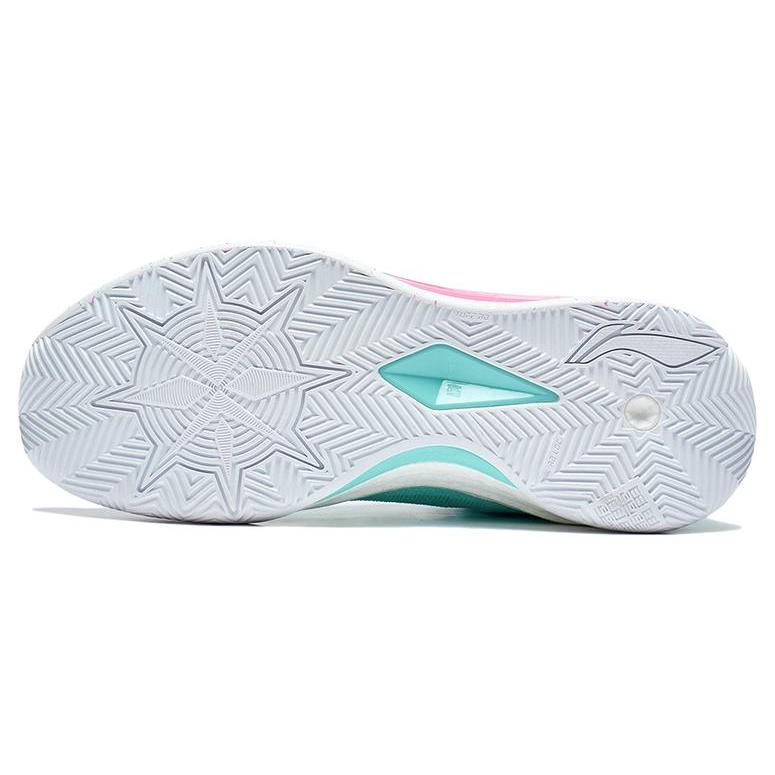 New LiNing Liren 3 V2 Lollipop Anti Slip Wear Resistant Low Top Basketball Shoes Unisex Blue ABAT057-6