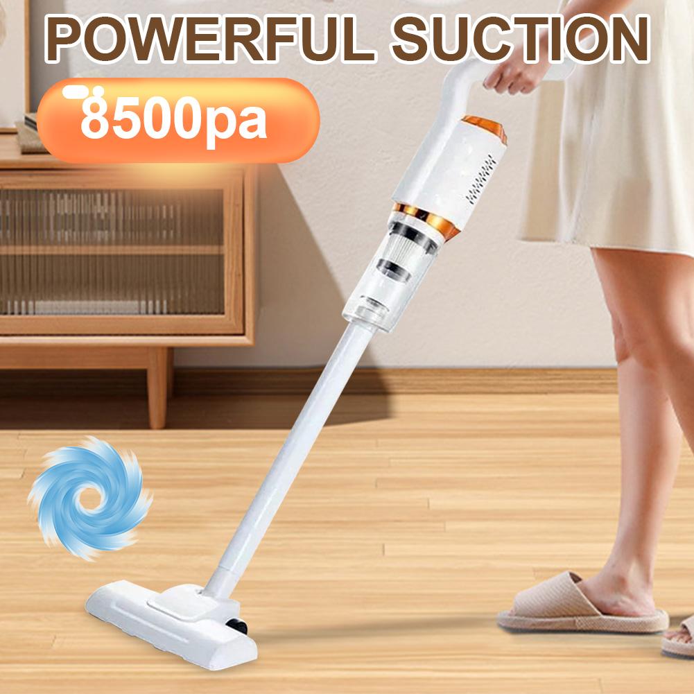 2 In 1 Handheld Water Sweeper 2000mAh USB Rechargeable Strong Suction Cordless Portable Cleaning Robot for Vehicle Home Clean