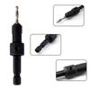 5/6pcs Countersink Drill Woodworking Drill Bit Set Drilling Pilot Holes For Screw Sizes #5 #6 #8 #10 #12 With a Wrench Tools