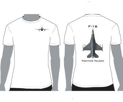F Fighting Falcon Luftwaffe Kurzarm Freizeit Baumwolle Rundhals Sommer T-Shirts