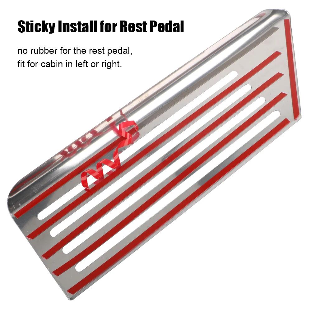 For Tesla Model 3 Y Brake Pedals Foot Rest Accelerator Car Pedal Rubber Pad Cover Aluminum Alloy Interior Parts Auto Accessories