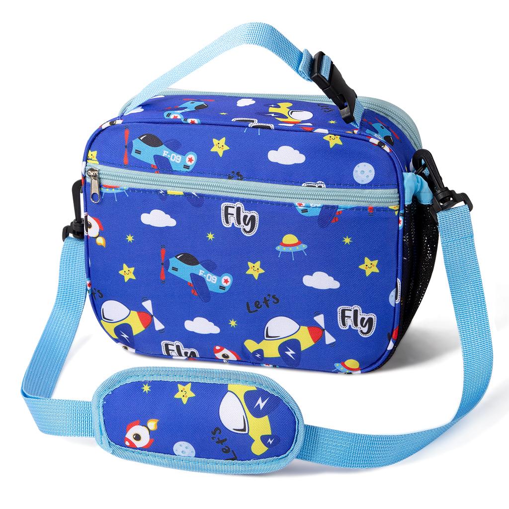 Cartoon Insulated Lunch Bag Cute Floral Printed Food Handbags Portable Thermal Lunch Bag Fresh-Keeping Bag Tote for Student