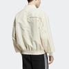 adidas originals Zipper Jkt Solid Color Casual Sports Jacket Beige Men's HL6493