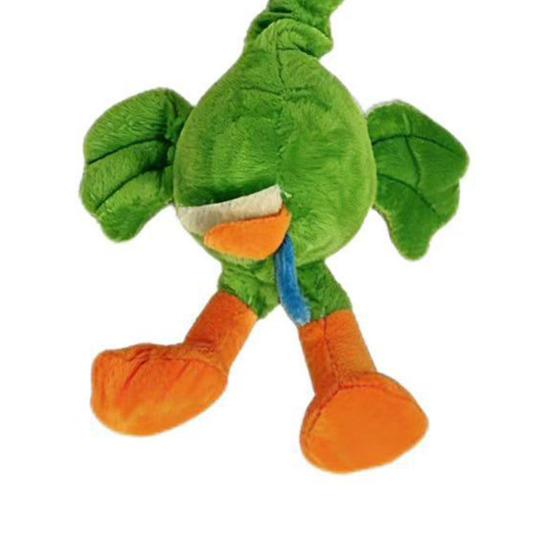 Plush Squeaky Dog Toy Long Neck Bird Dog Chew Toy Soft Stuffed Rooster Puppy Teething Toy for Dogs Interactive Play Tug-of-War