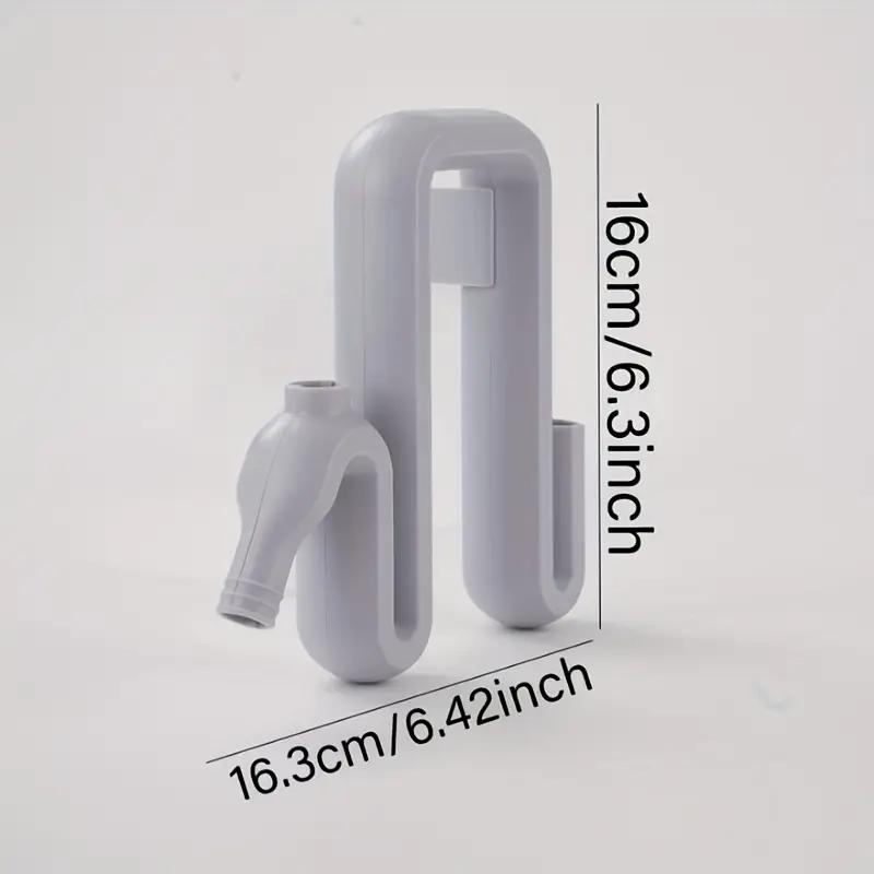 Regenwasserumleitung und Überlauf-Werkzeugset Selbstansaugender Siphon-Schlauch mit Verstopfungsschutzdesign Automatisches Entwässerungs- und Befüllsystem