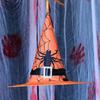 Halloween Witch Hat Ghost Festival Ball Party Scene Decorative Props Led Light Glow Witch Hat Pot