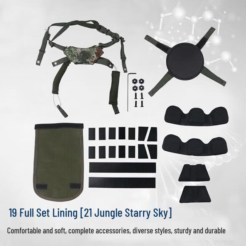 Ruilv Tactical Helmet Liner Accessory Set
