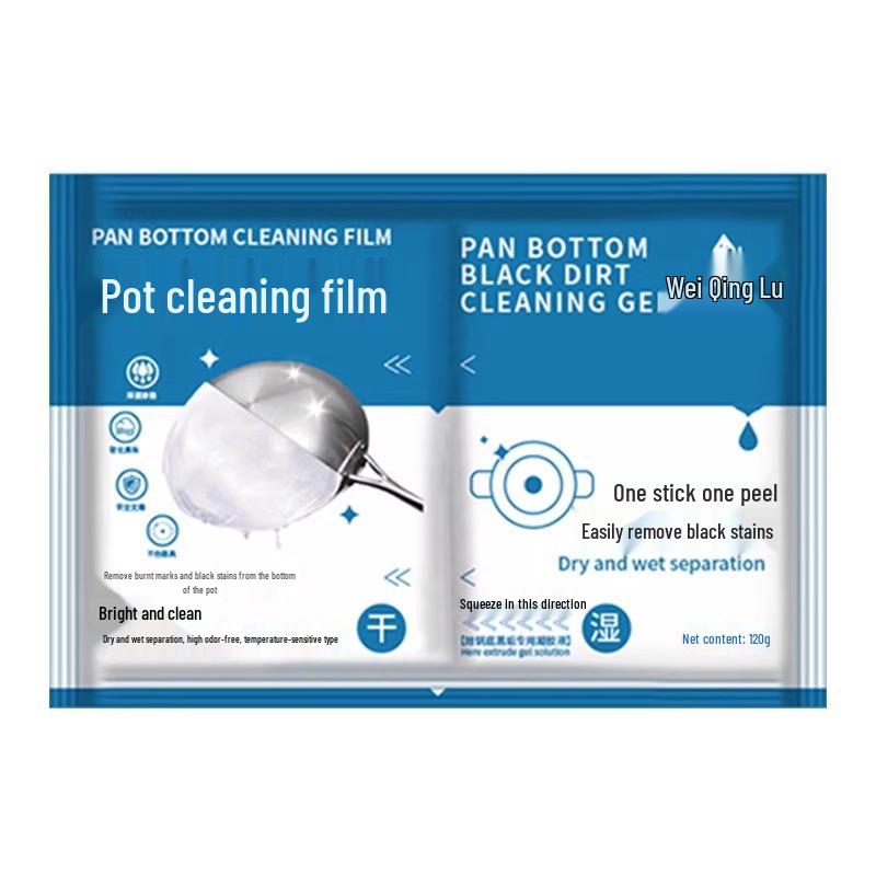 Pot Bottom Cleaner: Heavy Oil Stain Remover for Household Kitchens