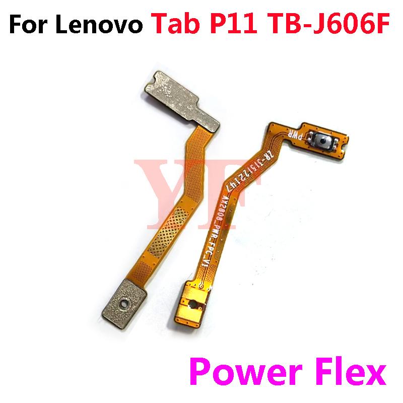 For Lenovo Tab P11 TB-J606F J606 Power Button Switch On Off Key Ribbon Flex Shortcut keys Flex Cable