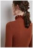 2020 Autumn Winter Women's Knitwear: Korean Style Floral Collar Striped Sweater Jacket