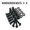 10PCS M5x16mm Motorcycle Windscreen Windshield Bolts Screws Nut Fastener Suitable for CBR600 CBR-600 F4i CBR1000RR CB400