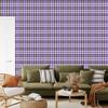 Purple Check Wallpaper in Purple, Lavender and Gray 50x1000