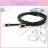 Minimalist Faux Leather Belt For Women And Men With Round Alloy Buckle For Casual Wear