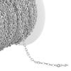   Jewelry Accessories 10meters   O Flat Chain Spool Bulk for Bracelet Necklace Extender