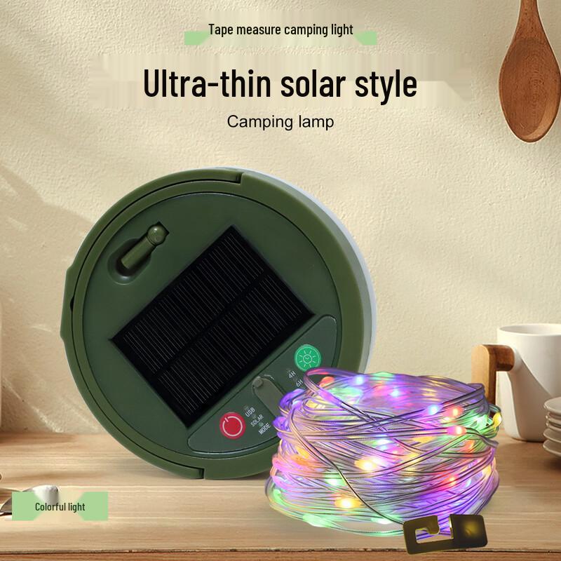 HEIXIE Solar Outdoor Camping String Light