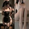 New sexy lingerie free maid teases men uniform temptation small breasts robe large size women