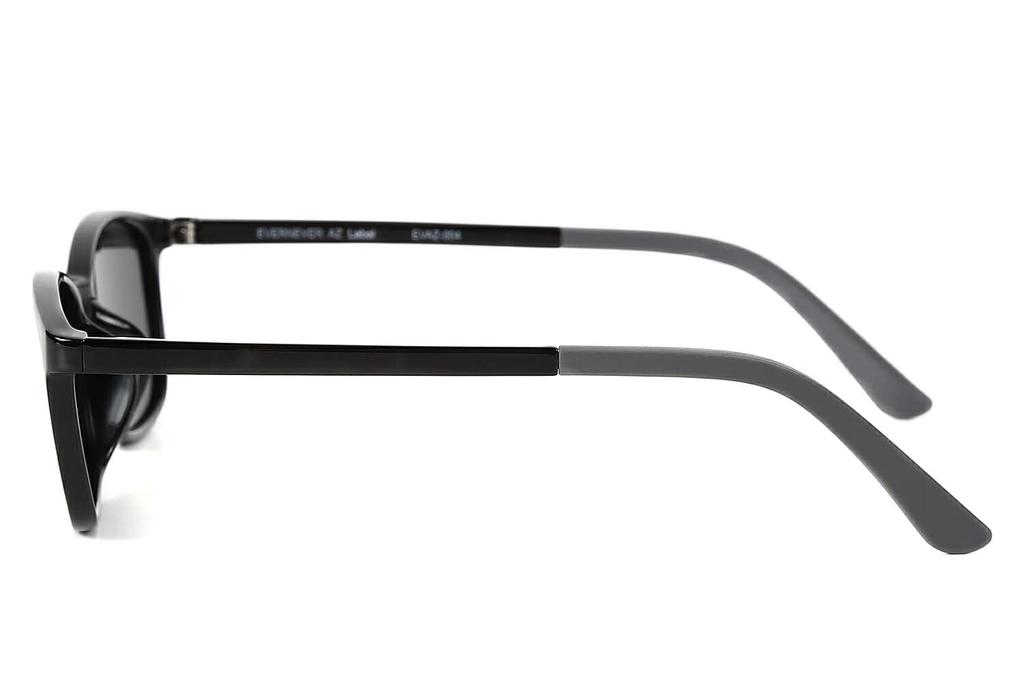 EVERNEVER AZ Label Large Wide Driving Day Night Square UV Black To Slightly Large Men's Sunglasses, Sizes, Fit, Polarized, Sunglasses, Stylish, &