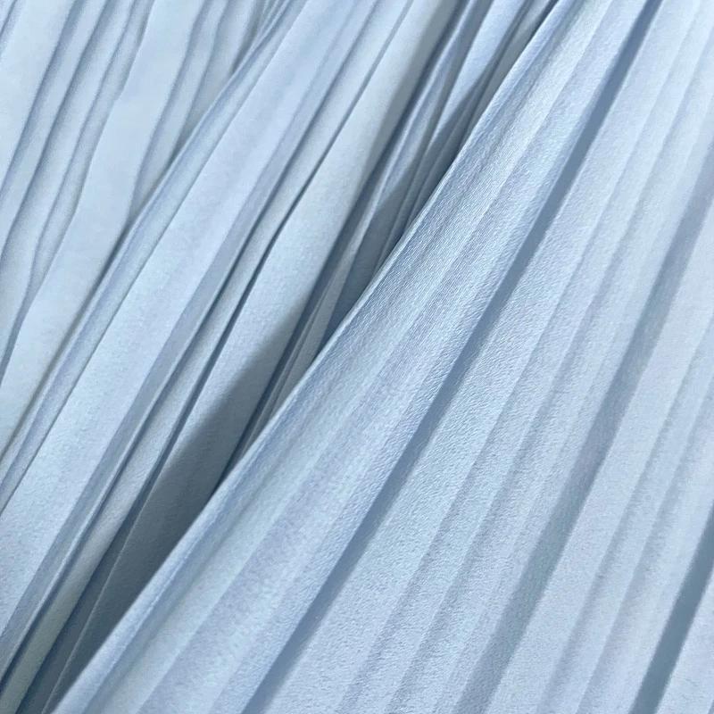 

High Quality Pearl Chiffon Pleated Fabric Bow Pleats Modern Style Micro Permeable Drop Pearl Chiffon Pleats Organ Pleats Fabric 100x150cm