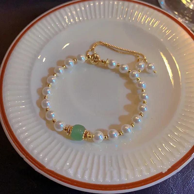 2025 New Stainless Steel Double Layers Simple Bracelet for Women Temperament Elegant Sweet Link Chain Bracelet Jewelry Gift
