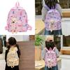 Trendy Nylon Cartoon Bear Backpack For Children Stylish School Book Bag Ideal For Ages 3 To 6