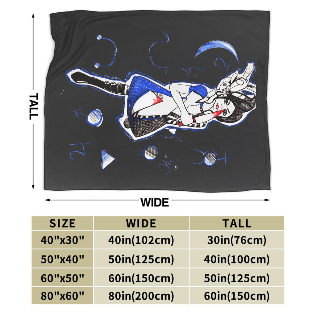 Dark Alice Madness Returns Game Plush Blanket Flannel Throw Blanket For Couch Bed Warm Soft Design Quality Bedspread