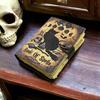Book of Shadows Grimoire Journal Magic Cat Printed Witchcraft Supplies Witch Wiccan Notebook Handmade Deckle Paper Great Gifts