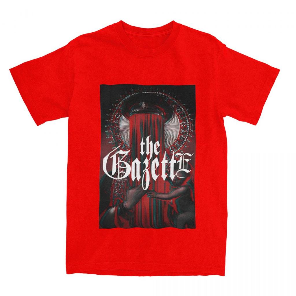 Kolekce The Gazette Tričko Kapely Merch Pánské Dámské Bavlněné Vintage Trička Krátký Rukáv Oblečení Všechna Roční Období