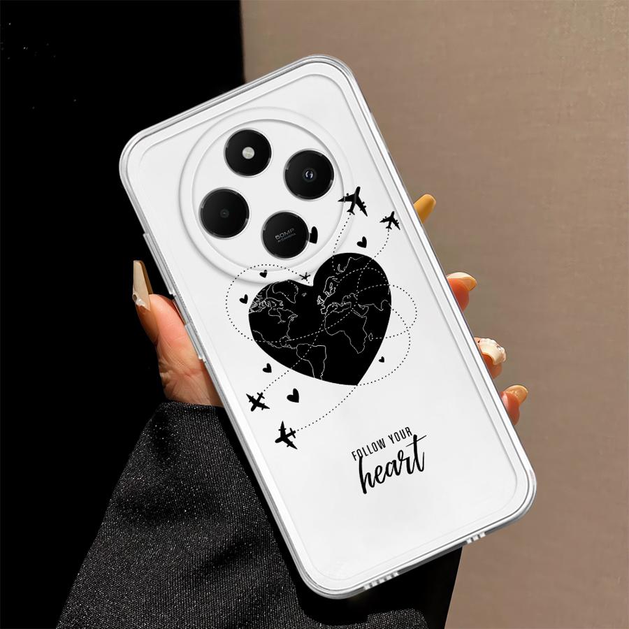 Case for Xiaomi Poco X3 Pro X3 NFC Soft Phone Cover Love Airplane Art