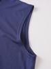Mens Casual Sleeveless Hooded Solid Pullover Tank Top