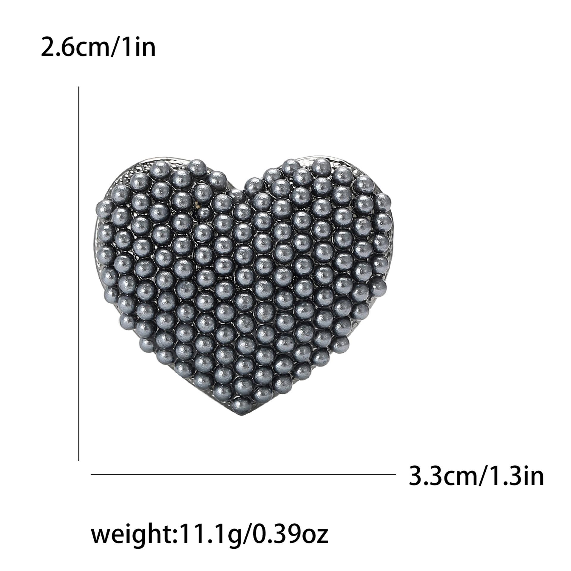 

Модная жемчужина Маленькая брошь в виде сердца Niche Premium Heart Pin Женская одежда Аксессуары Корсаж