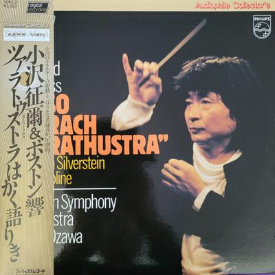 LP-Schallplatte SEIJI OZAWA, BOSTON SYMPHONY ORCHES - R. Strauß: Auch Sprach Zarathustra 30PC2 PHILIPS Japan Obi Classical Gebraucht