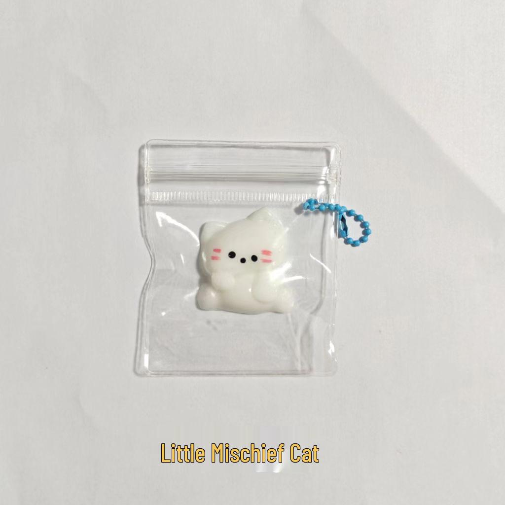 Transparentes Emoji Knödel Quetschspielzeug - Cartoon Mini Nase Relief