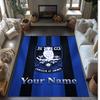Sheffield Wednesday FC Printed Crystal Velvet Rug Non‑Slip Crystal Velvet Carpet For Sofa Bedroom Indoor Home Decoration