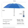 Silver Triple-Fold 7-Rib UV-Protection Sunshade Umbrella with Custom Printing