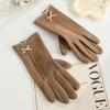 Warme Handschuhe Herren und Damen Winter Kaninchen Samt aufgeschichtet verdickt Outdoor Reiten winddicht und kältebeständig Dreilinien-Handschuhe
