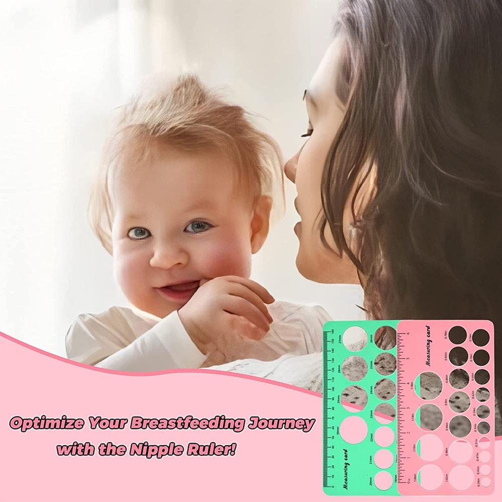 Silicone Breast Flange Ruler Smooth Flange Measurement Tool Soft Safe  Lightweight Perfect Gift Feeding Accessory
