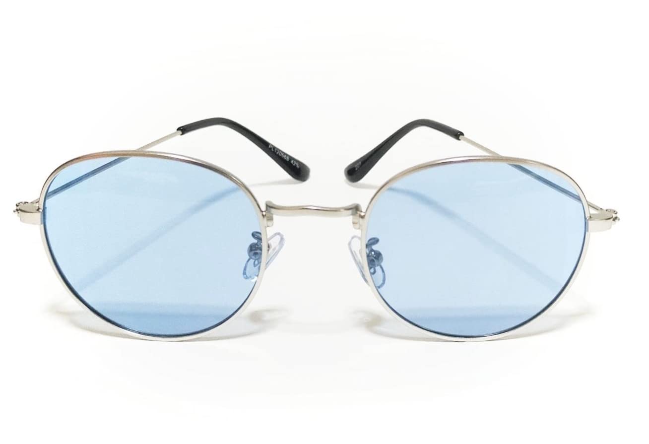 

Поляризованные круглые для мужчин и тонкие линзы с цветными линзами Синие солнцезащитные очки, Линзы, Женские, (Световые линзы)