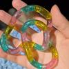 1/3/5Pcs Deformable Rope Crystal Twist Rope Pressure Stress Relief Toy Rrainbow Color Deformation Rope Knot Funny Sensory Toy
