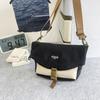Nova Bolsa Quadrada Pequena Casual Leve Impermeável Estilo de Trabalho Tendência para Homens e Mulheres Grande Capacidade Bolsa de Ombro Único Transversal Versátil