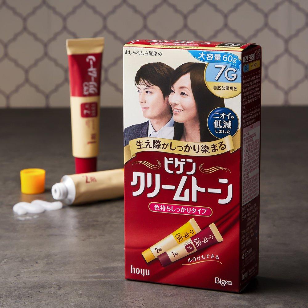 

Bigen Cream Tone 7G (Натуральний Чорно-Коричневий) Фарба для волосся