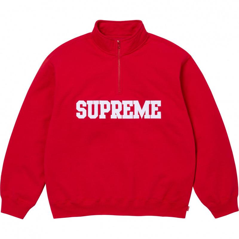 25SS Supreme Trendige Marke Kapuzenpullover mit Fleecefutter und großem Logo