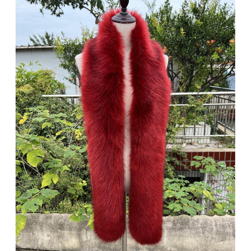 Winter Veelzijdige Faux Fur Sjaal - Warme Furry Nekwarmer voor Dames
