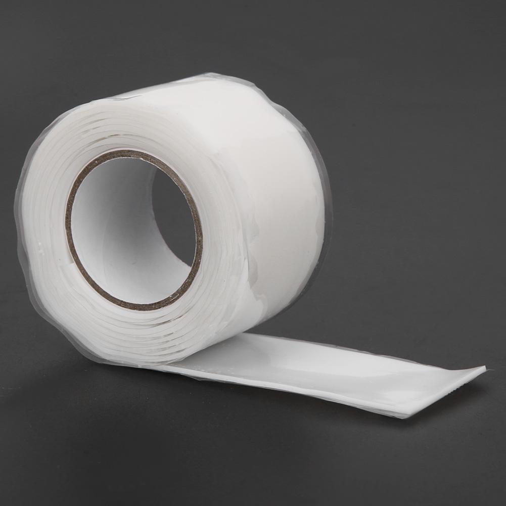 Waterproof Tape Strong Stickiness PVC PPR Pipes Repairing Supplies 1 Meter Length WhiteCelsiusRed